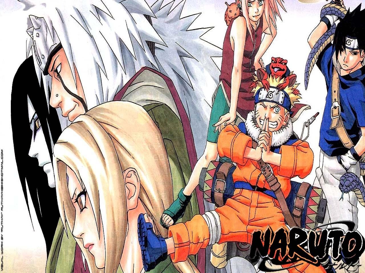 orochimaru, jiraiya, tsunade, naruto, sakura and sasuke.jpg